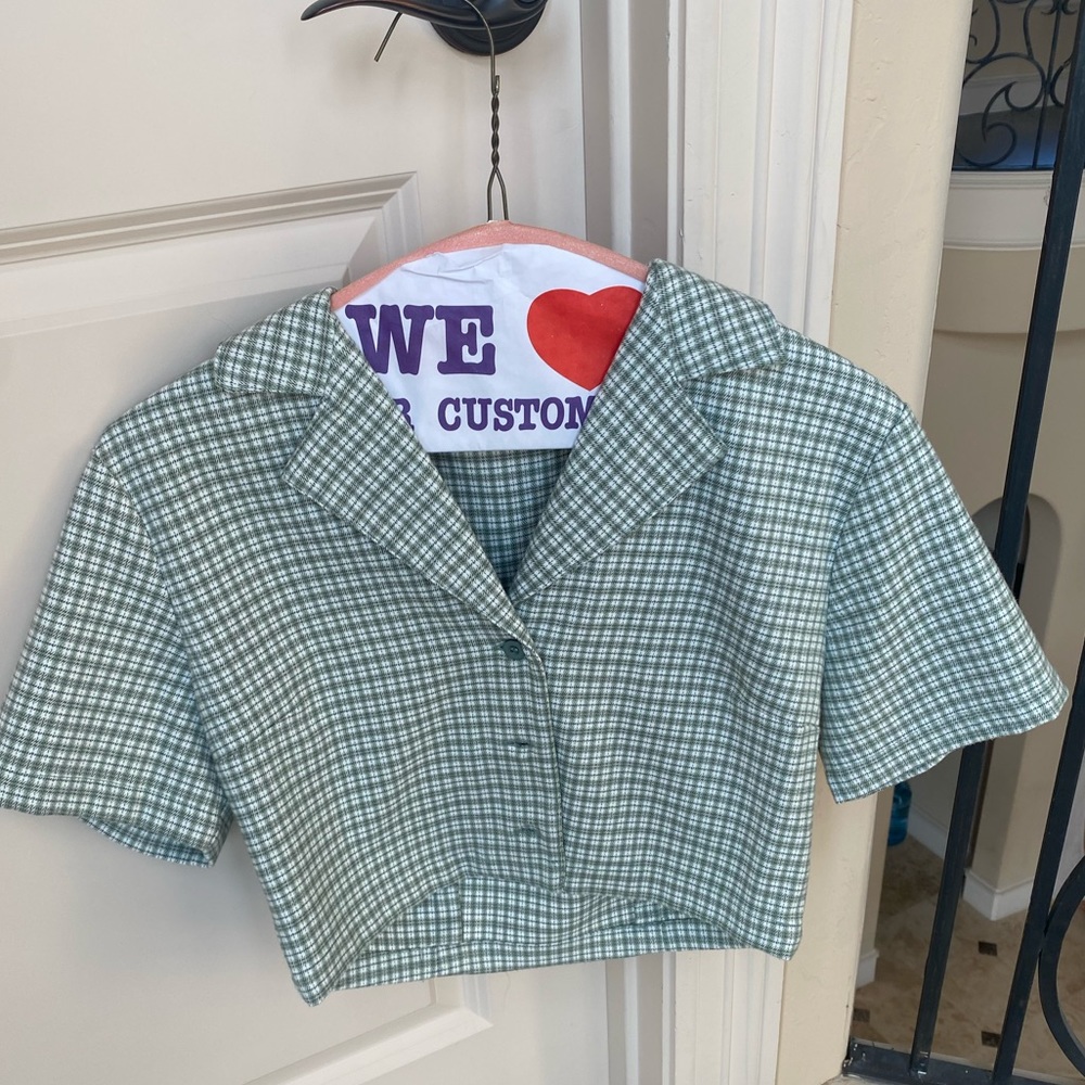 Green Vivian Top Brandy Melville